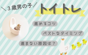 トイトレが進まない3歳男の子に効いた7つのコツ【体験談あり】